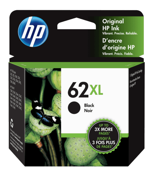 Imagen de Cartucho de Tinta HP 62XL Negra Original