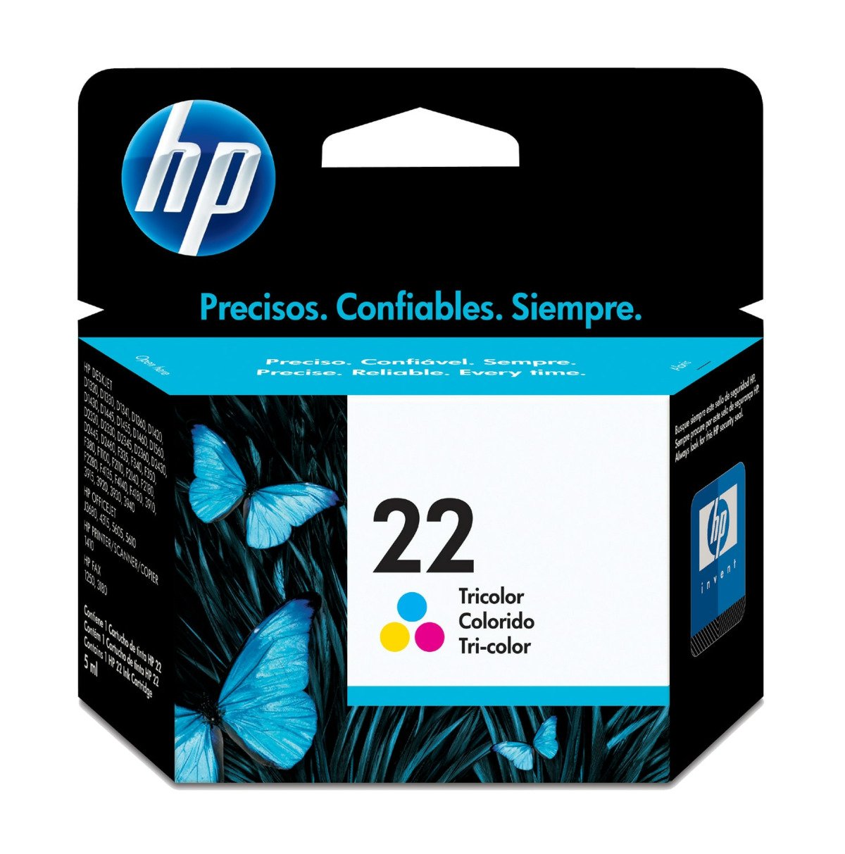 Imagen de Cartucho de Tinta HP 22 Tricolor Original