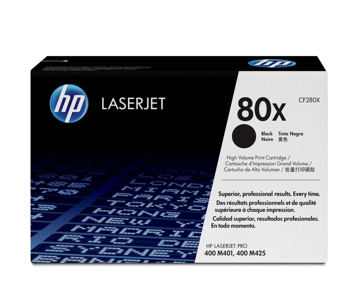 Imagen de Cartucho de Tóner HP 80X Negro Alto Rendimiento LaserJet Original