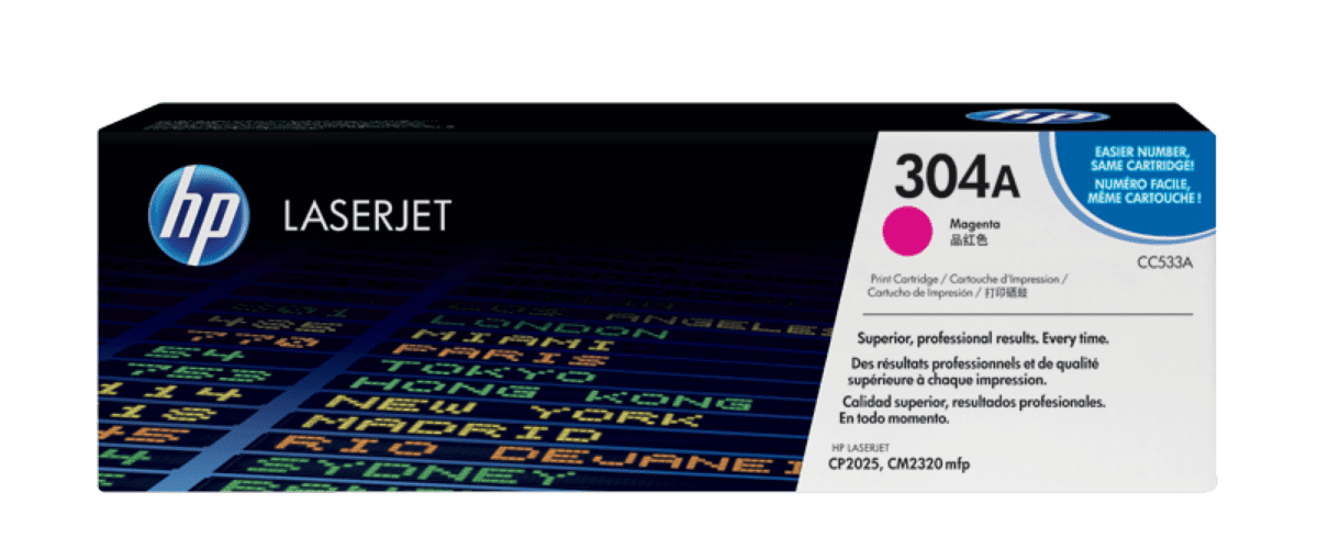 Imagen de Cartucho de Tóner HP 304A Magenta LaserJet Original