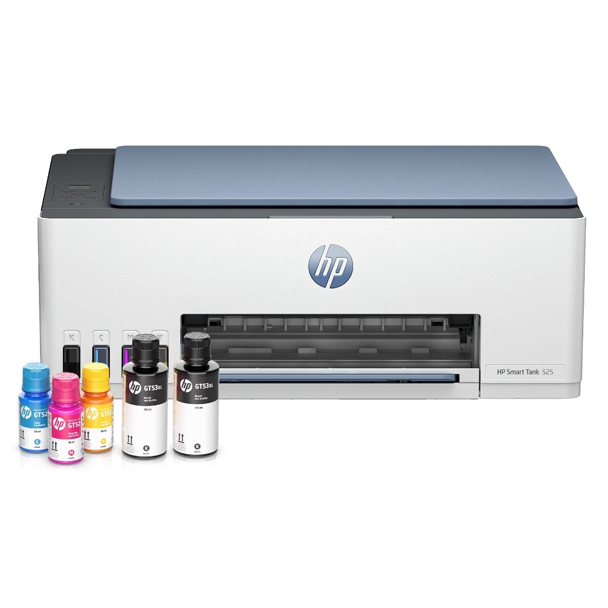 Imagen de Impresora Multifuncional HP Smart Tank 525, Tinta Continua, Color, Copia, Escaner (1F3W3A)