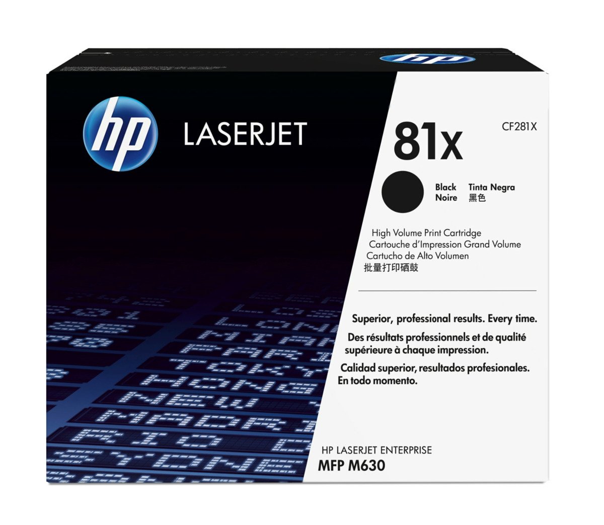 Imagen de Cartucho de Tóner HP 81X Negro Alto Rendimiento LaserJet Original