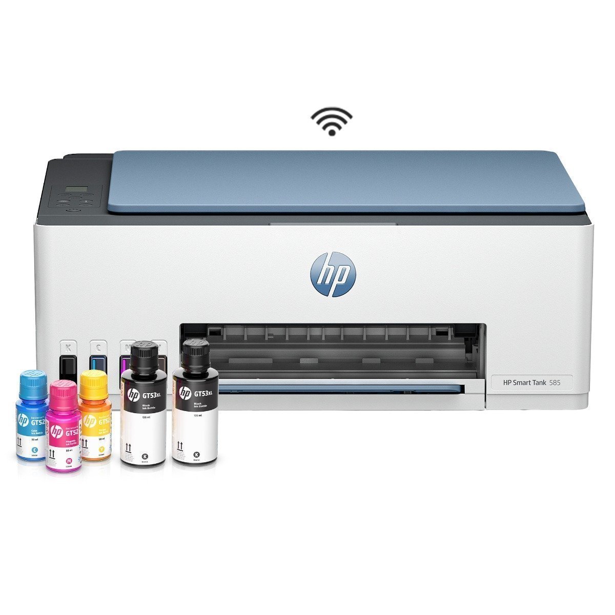 Imagen de Impresora Multifuncional HP Smart Tank 585, Tinta Continua, Color, Wi-Fi, Smart App, Escaner, Copia (1F3Y4A)