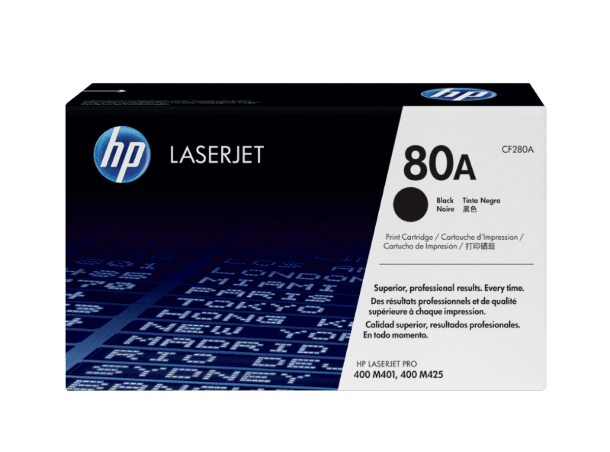 Imagen de Cartucho de Tóner HP 80A Negro LaserJet Original