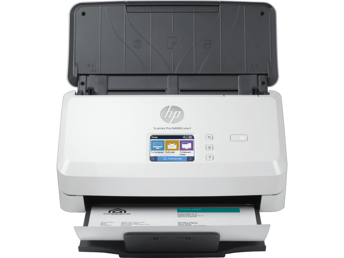 Imagen de Escáner HP ScanJet Pro N4000 snw1