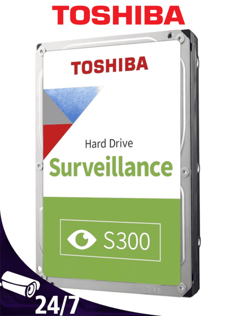 Imagen de TOSHIBA HDWT720UZSVA -  Disco Duro de 2TB/ Serie S300 Especial Para Videovigilancia/ Ideal para Trabajo 24/7/ Inteface: SATA 3.5"/ 5700 rpm/ 128 MB / Hasta 64 cámaras