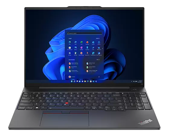 Imagen de Lenovo ThinkPad E16 - Graphite Black (Intel) Procesador Intel® Core™ i5-1335U de 13ᵃ Generación (núcleos E de hasta 3,40 GHz núcleos P de hasta 4,60 GHz)/Windows 11 Pro 64/512 GB SSD M.2 2242 PCIe Gen4 TLC Opal