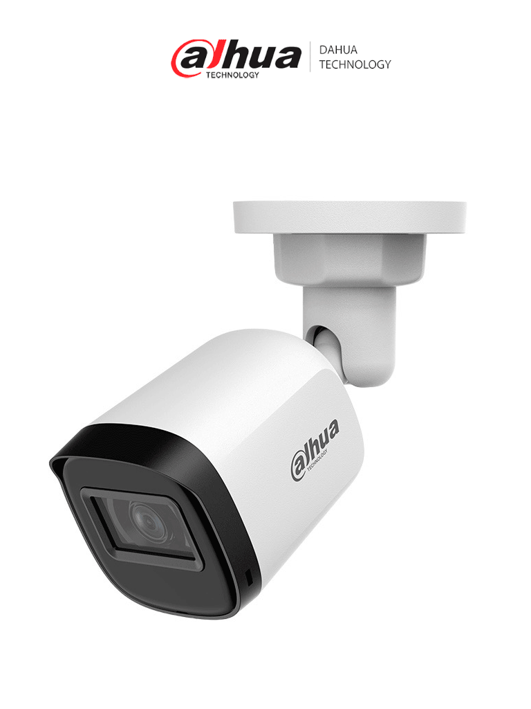 Imagen de DAHUA DH-HAC-B1A21N-U-0280B - Camara Bullet de 2 Megapixeles/ Lente de 2.8 mm/ 30 Metros de IR/ 100 Grados de Apertura/ IP67/ Soporta: CVI/TVI/AHD y CVBS/  