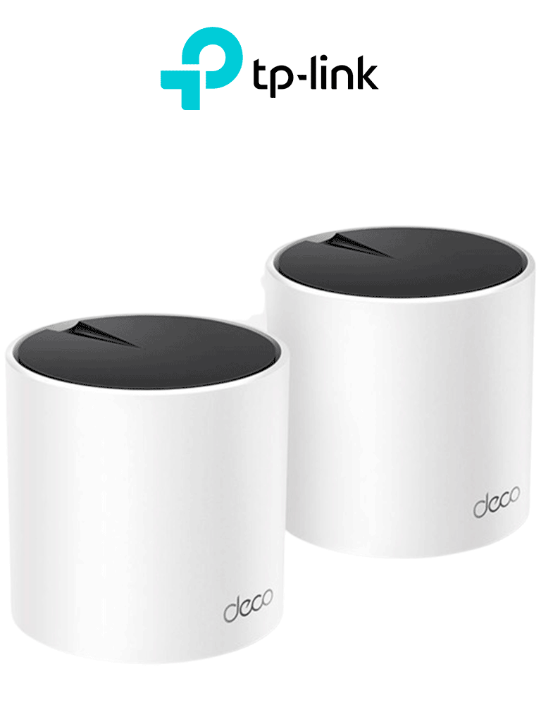 Imagen de TP-LINK - DECO X55(2-pack) / Sistema Wi-Fi 6 Mesh AI Doble Banda AX3000 / Paquete con 2 piezas  