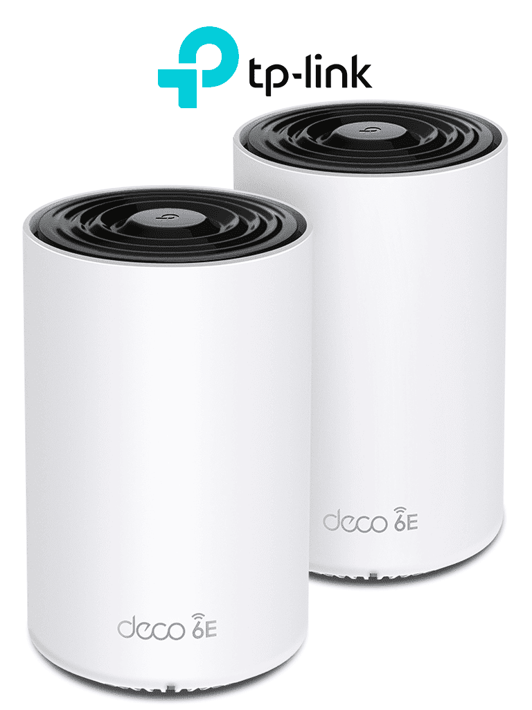 Imagen de TP-LINK - DECO XE75(2-Pack) / Sistema Wi-Fi 6E Mesh AI Triple Banda AXE5400 / Paquete con 2 piezas