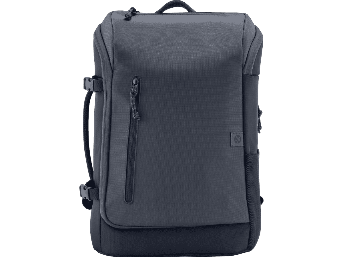 Imagen de Mochila expandible para laptop de 15,6" HP Travel en color color gris hierro de 25L