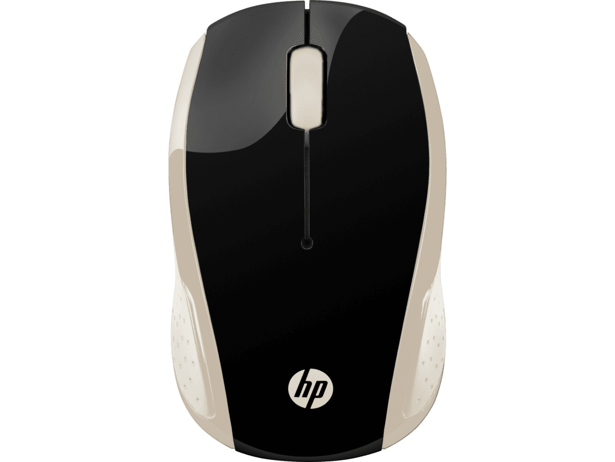 Imagen de Mouse Inalámbrico HP 200 Dorado