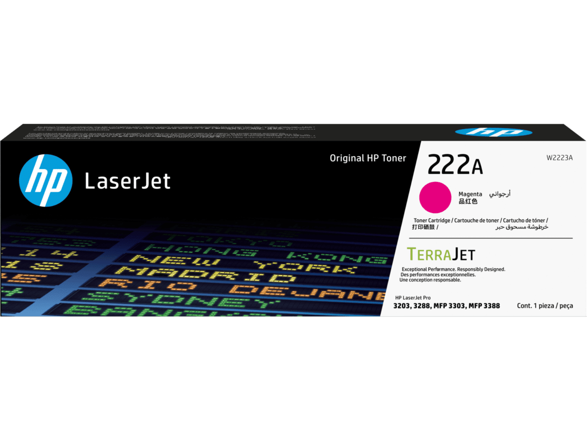 Imagen de Cartucho de tóner Original HP LaserJet 222A, magenta