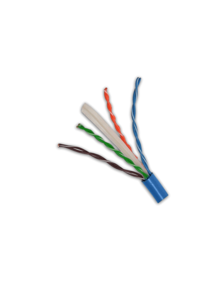 Imagen de SBE TECH SBE-UTPC6-BL-NP - Cable UTP CAT6/ Recomendada para instalaciones de red hasta 80 mts / CCA / 305 M/ Color AZUL/ 23 AWG