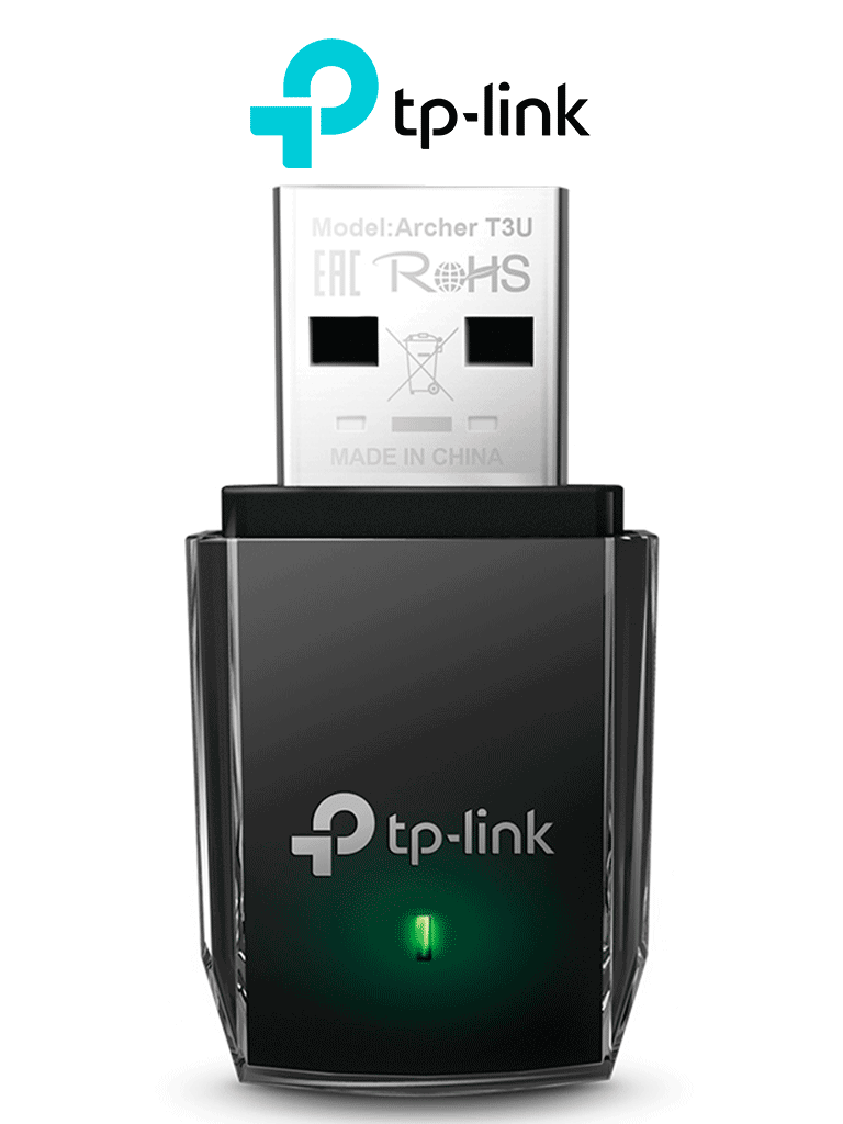 Imagen de TP-LINK ARCHER T3U - Adaptador USB Mini Doble Banda Inalámbrico AC1300 , AC1300 (400 Mpbs en la banda de 2.4GHz y 867 Mbps en la banda de 5GHz) de velocidad inalámbrica con la próxima generación de Wi-Fi - 802.11ac , MU-MIMO , Puerto USB 3.0.