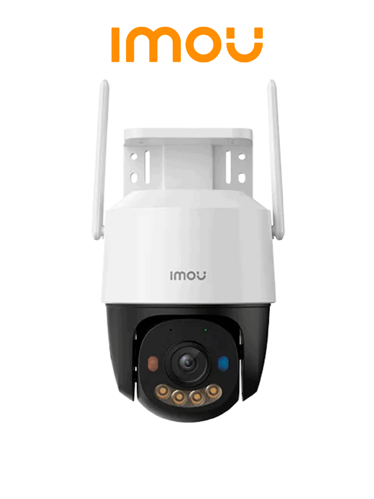 Imagen de IMOU Cruiser SC 3MP (IPC-K7FN-3H0WE) - Cámara IP PT de 3 Megapíxeles/ Wifi/ Full Color/Disuasión activa luces Rojo-Azul/ Audio 2 Vías/ 30 Metros Visión Nocturna/ Sirena de 110 dB/ Smart tracking/ Ranura para MicroSD/ IP66/  