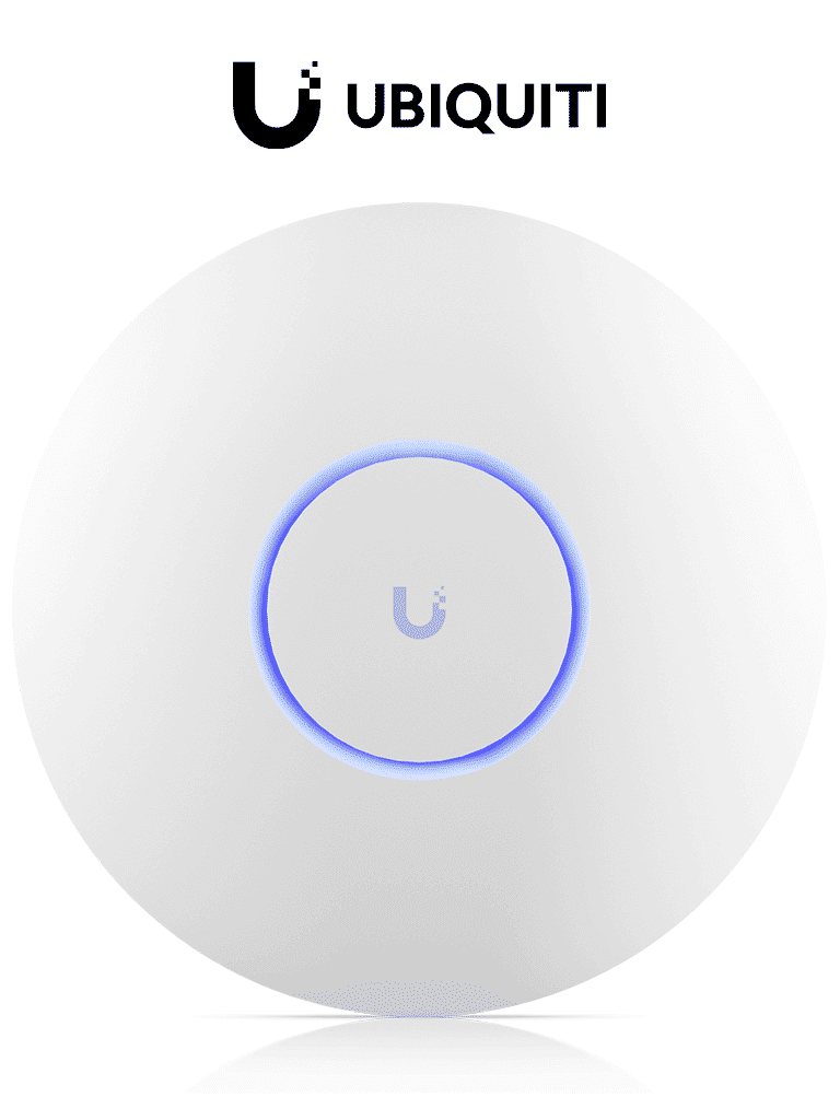 Imagen de UBIQUITI U7-PRO- AP WIFI 7 con frecuencia de 6GHZ libre de interferencia , Montaje en techo , 1 Puerto RJ45 de 2.5 GbE , 5765 Mbps en 6Ghz , Alimentación por POE 802.3at , 300 usuarios. 