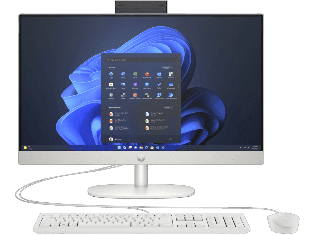 Imagen de Desktop HP ProOne 240 G10, 23.8", Windows 11 Pro, Intel® Core™ i7, 16GB RAM, 512GB Unidad de estado sólido, FHD