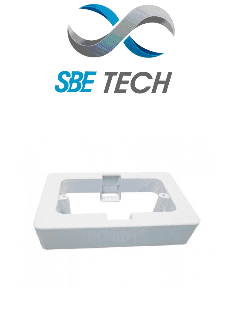 Imagen de SBETECH  CUNIV2 - Caja universal de PVC / 2X4 / Gama económica / Fácil instalación/ Fácil limpieza