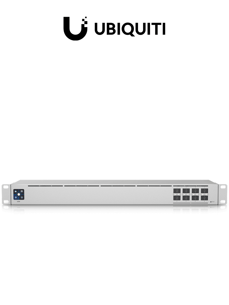 Imagen de UBIQUITI USW-AGGREGATION - UniFi Switch Aggregation, administrable capa 2, 8 puertos SFP+ de 10G , Refrigeración silenciosa y sin ventilador. 