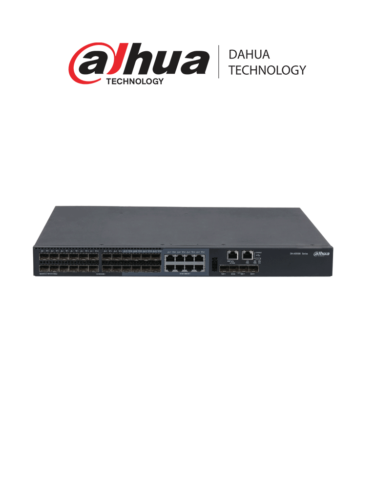 Imagen de DAHUA AS5600-24GF4XF - Switch Adiestrable Capa 3/ 24 puertos Gibabyte /2 x RJ-45 10/100/1000 Mbps/ 4 x SFP  1/10 Gbps