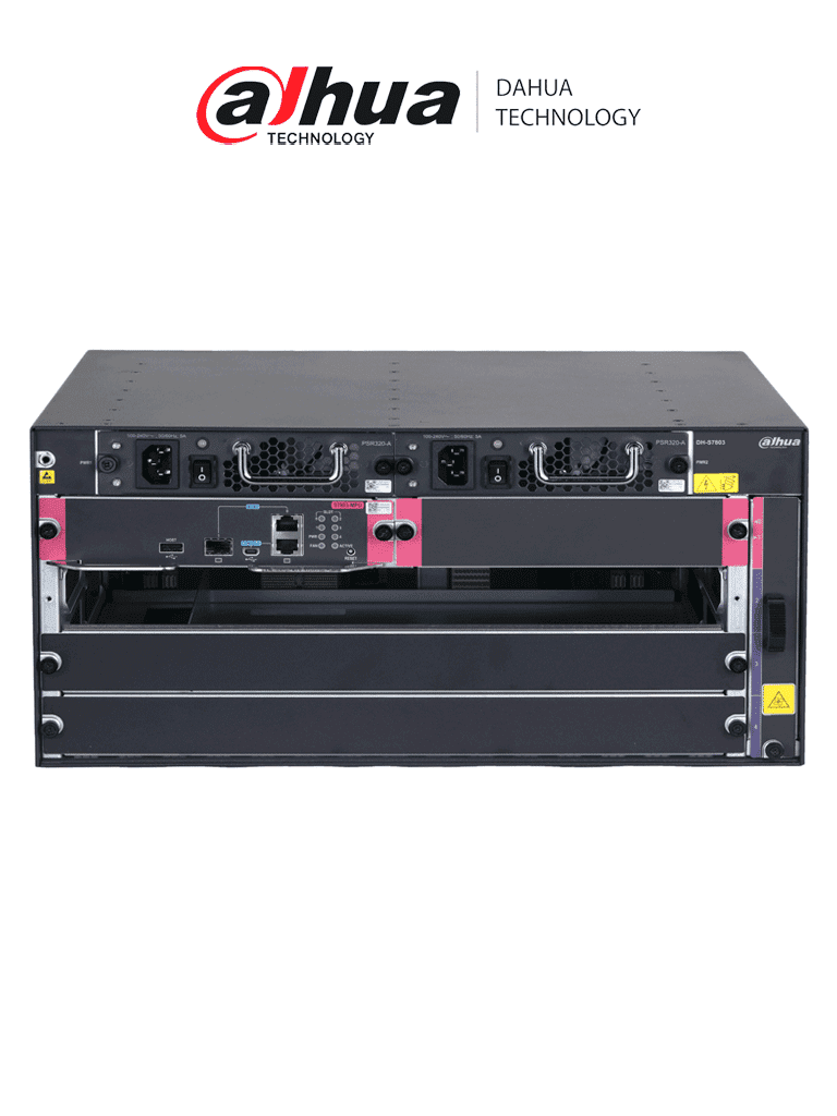 Imagen de DAHUA DH-S7803 Switch capa 3/Fácil de administrar/ hot swap/High-performance IPv4 and IPv6