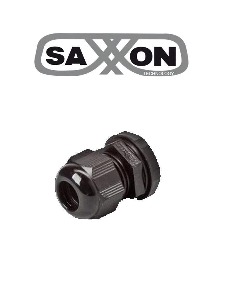 Imagen de SAXXON ACGBK - Glandula para protección de patchord de F.O. /Para protección de Cables de red y energía en gabinetes y barreras / Cableado en gabinetes  / Color negro 